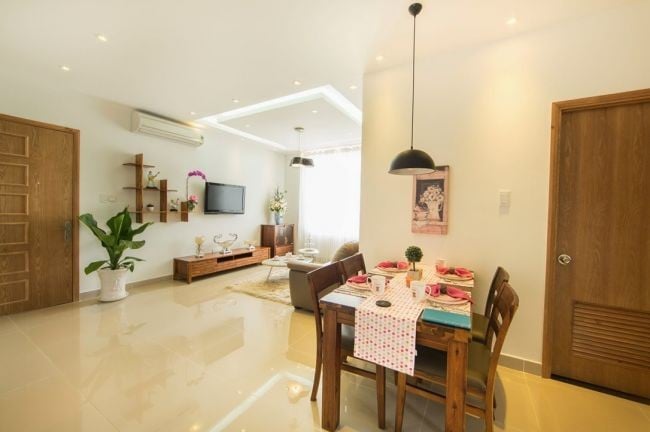 Căn hộ mẫu tại chung cư B1 Trường Sa