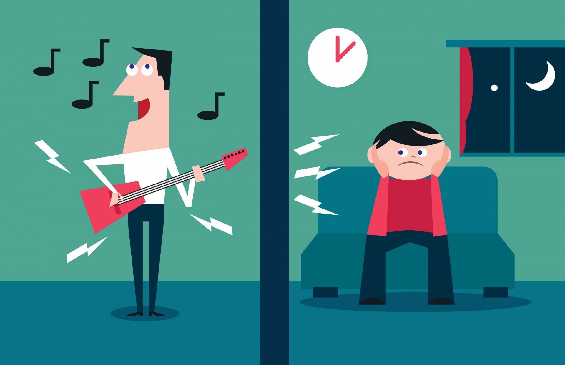 Hàng xóm ồn ào gây cản trở đến việc thu hút nguồn năng lượng tích cực của bạn theo phong thủy nhà ở