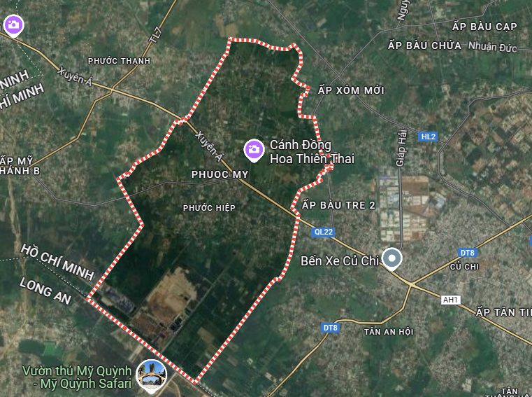 Vị trí xã Phước Hiệp trên bản đồ Vị trí xã Phước Hiệp trên bản đồ