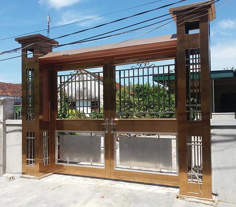 mau-cong-sat-dep-6 Mẫu trụ cổng sắt hộp đẹp