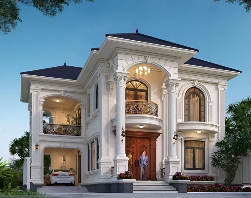 mau-nha-2-tang-dep-gia-1-ty-18 Mẫu nhà 2 tầng đẹp giá 1 tỷ phong cách tân cổ điển