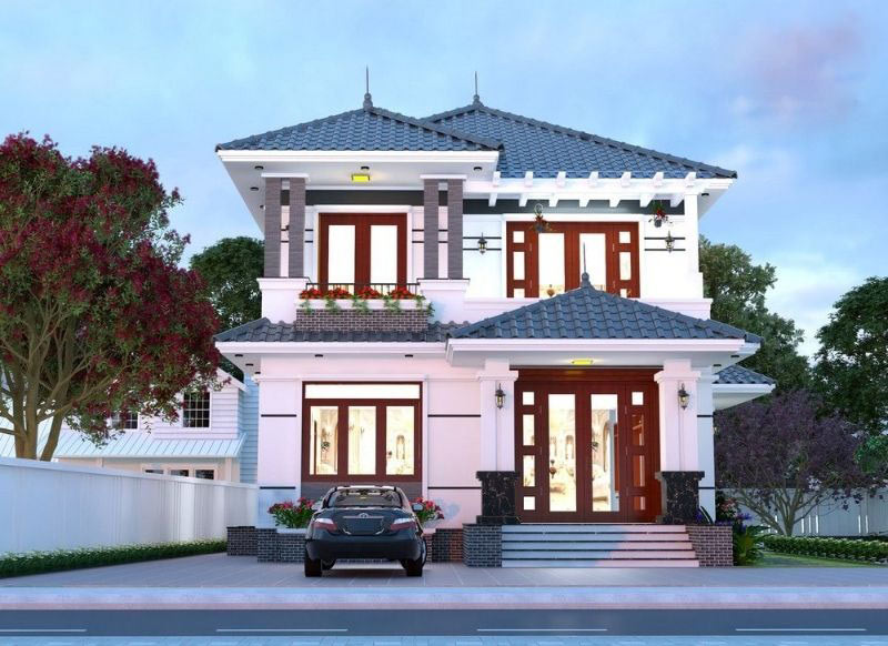 mau-nha-2-tang-dep-gia-1-ty-2 Mẫu nhà 2 tầng 4 phòng ngủ dưới 1 tỷ