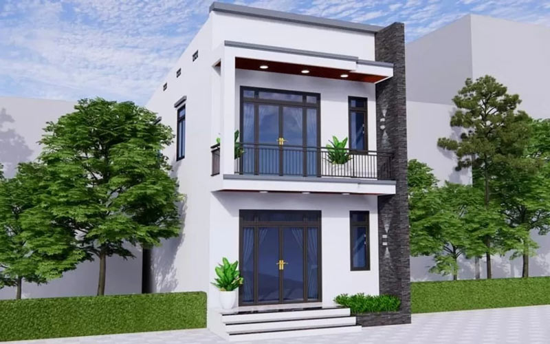 nha-2-tang-o-nong-thon-10 Mẫu nhà 2 tầng nông thôn đơn giản