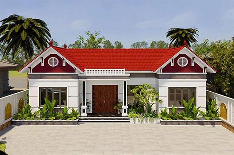 nha-3-gian-4 Thiết kế nhà gỗ 3 gian hiện đại