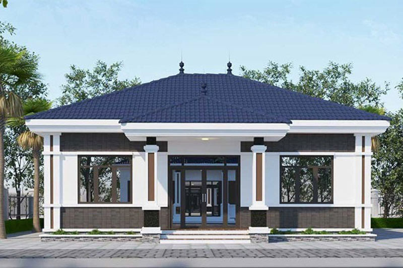 Mẫu nhà ngang 10m cấp 4