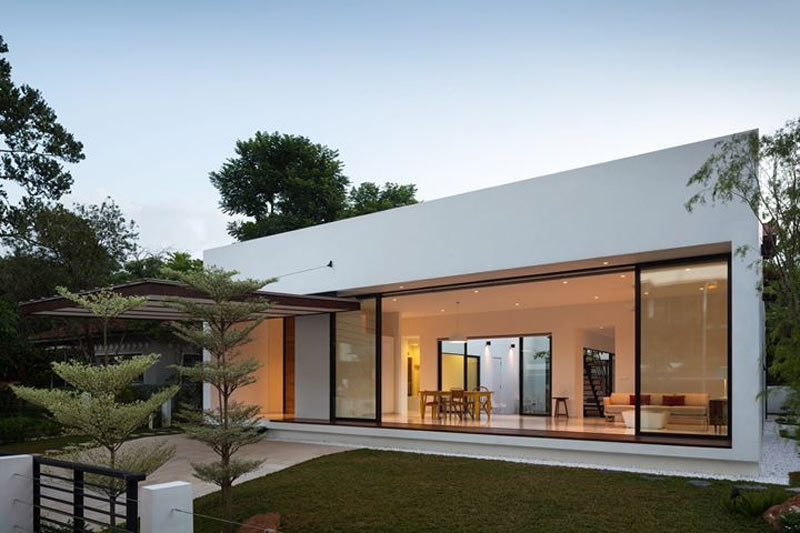 Mẫu nhà cấp 4 không gian mở