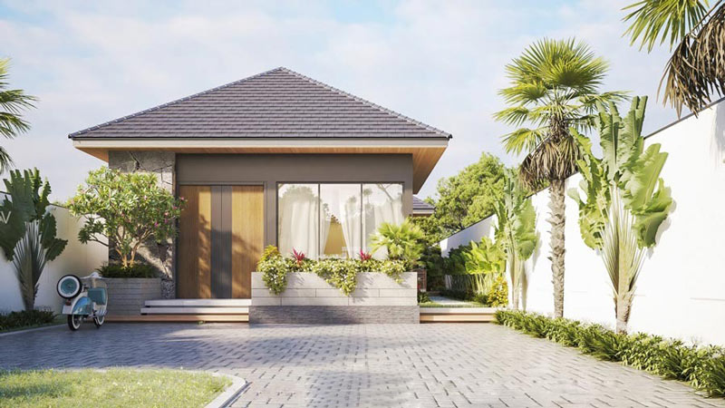 Mẫu nhà cấp 4 không gian mở đẹp