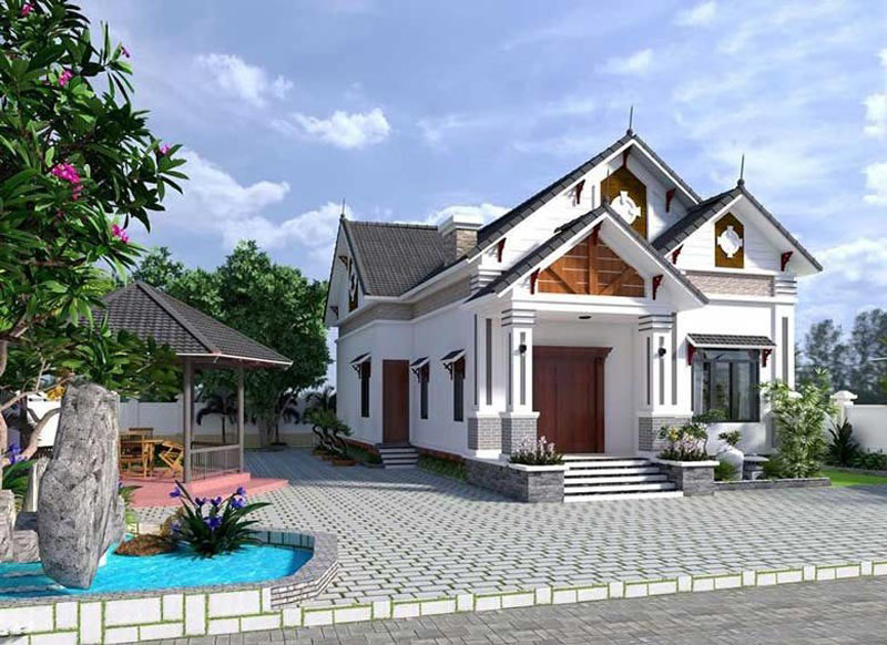 nha-cap-4-3-phong-ngu-2 Vì sao mẫu nhà 3 phòng ngủ dưới 500 triệu được ưa chuộng