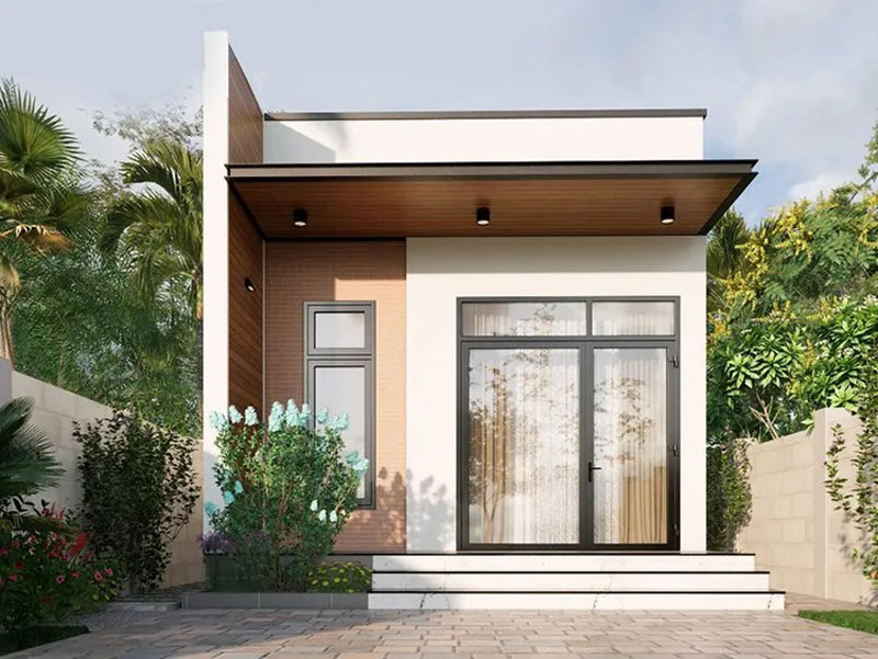 mẫu nhà cấp 4 3 phòng ngủ 300 triệu đẹp