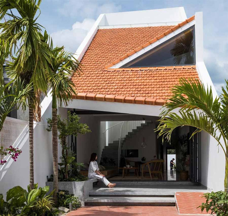 Mẫu nhà mái ngói cấp 4 đẹp