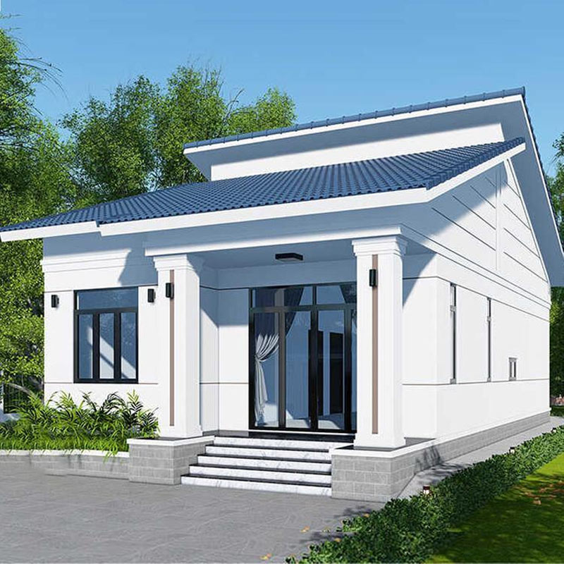 Mẫu nhà cấp 4 hai mái