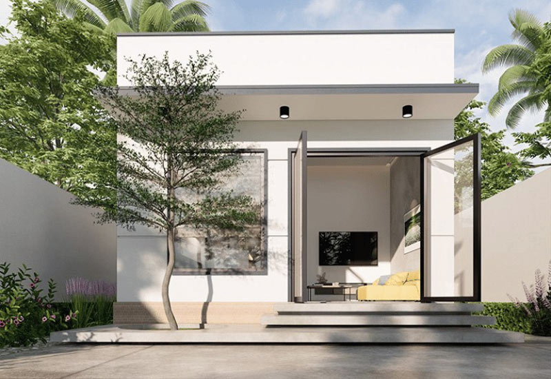 Mẫu nhà cấp 4 đơn giản 1