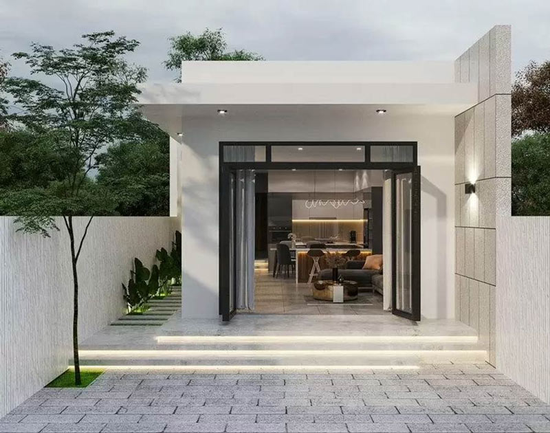 nhà mái bằng đẹp