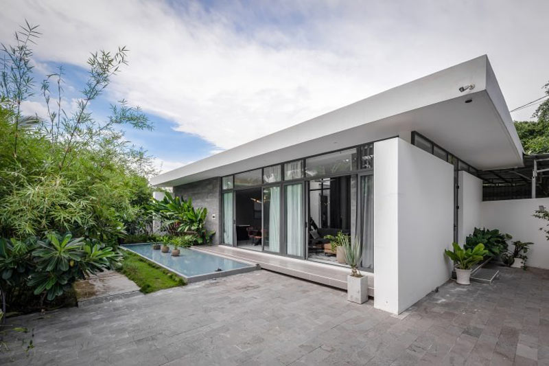 mẫu nhà cấp 4 mái bằng đẹp