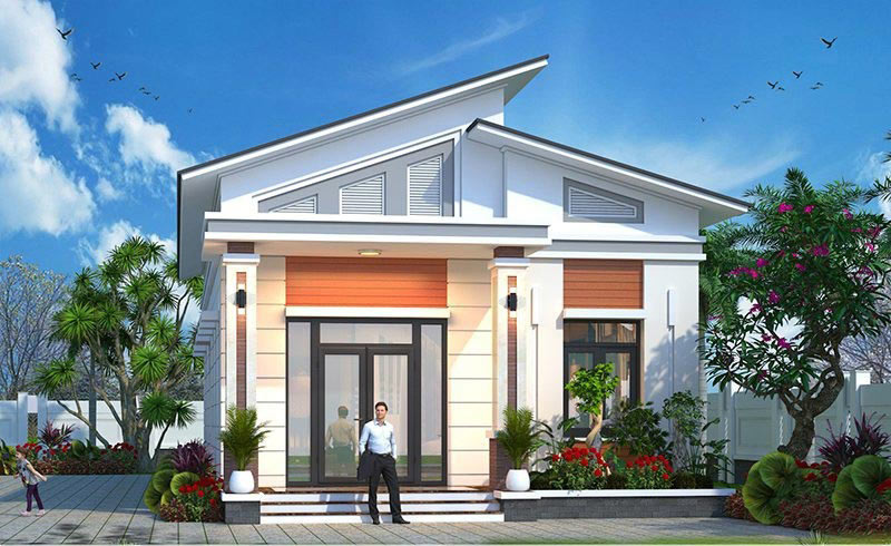 Một số lưu ý khi xây dựng và thiết kế nhà mái lệch