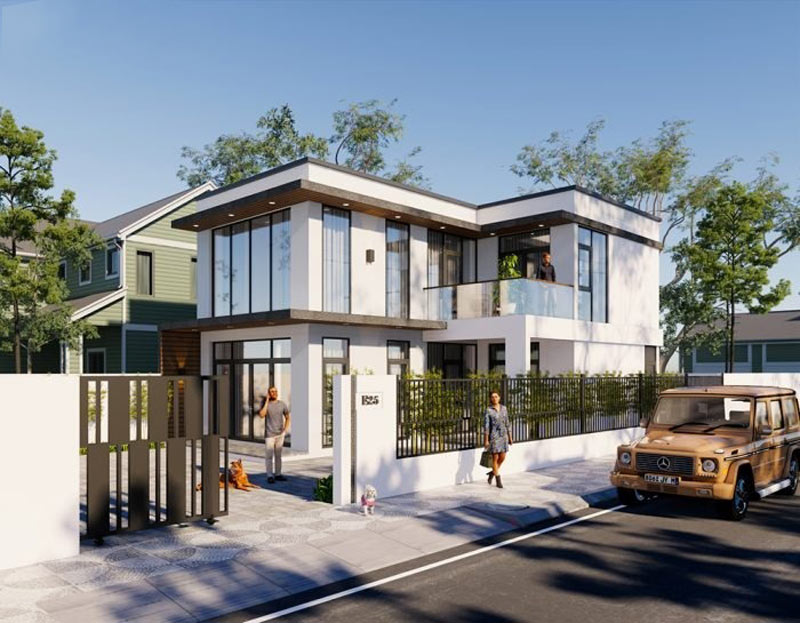 nha-chu-l-2-tang-11 Mẫu nhà 2 tầng chữ L 80m2