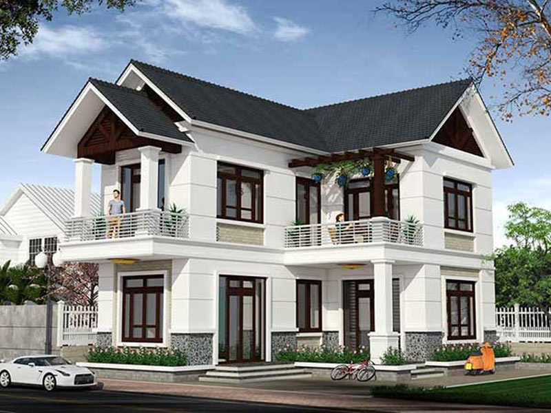 nha-chu-l-2-tang-7 Mẫu nhà chữ L 2 tầng mái Thái