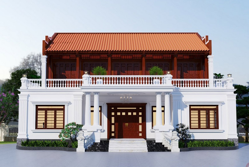 nha-go-5-gian-8 Mẫu nhà gỗ 5 gian 2 tầng