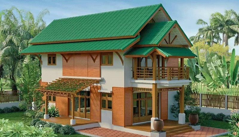 nha-go-dep-12 Mẫu nhà gỗ 2 tầng hiện đại