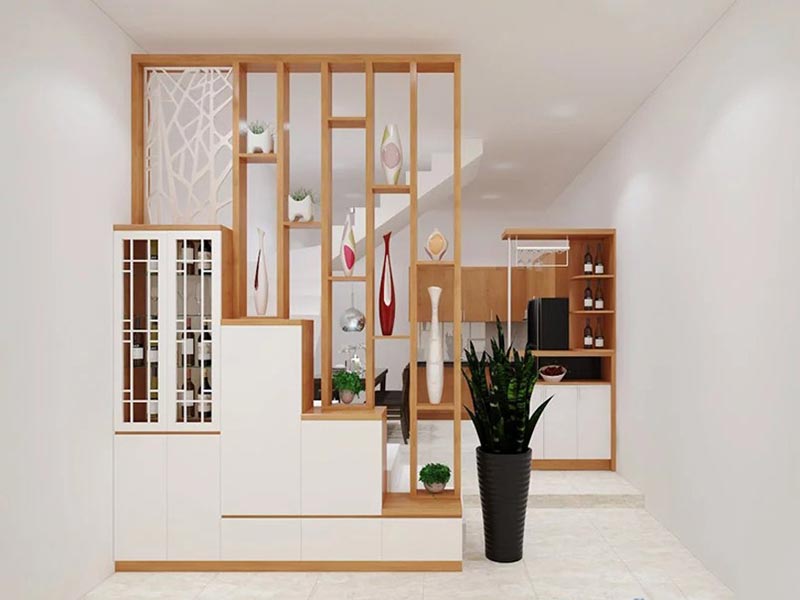 Mẫu vách ngăn cầu thang bằng nhựa