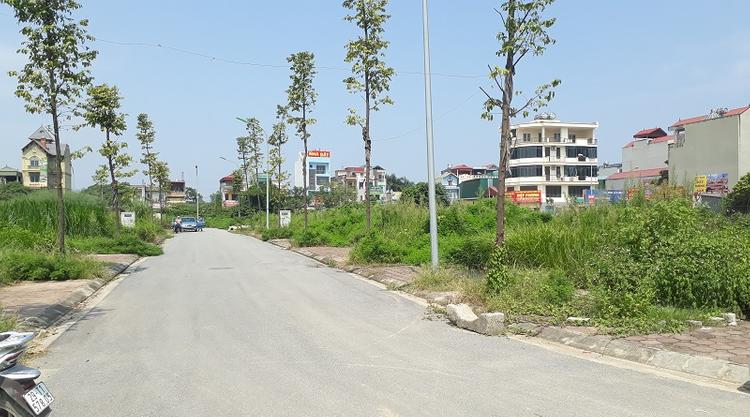 đường trong khu đất dịch vụ