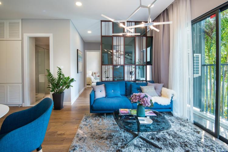 Phong cách trang trí nội thất với tông màu xanh lá cây, tạo cảm giác tươi mát và tăng cường sinh khí