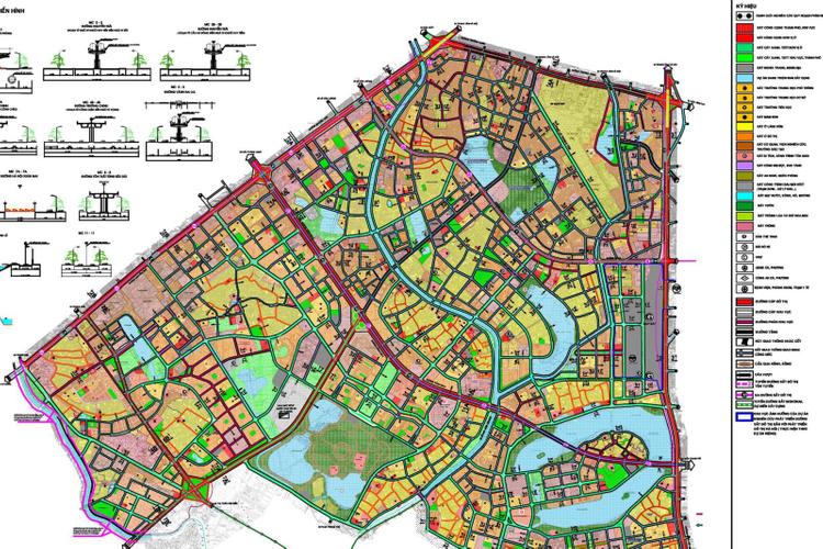 Bản đồ quy hoạch giao thông quận Hoàng Mai