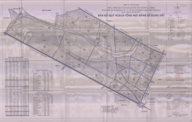 Quy hoạch Khu dân cư liên phường 9, 10, 11, 12, 13