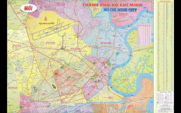 Bản đồ du lịch quận 9