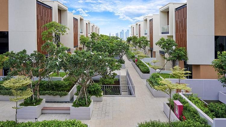 Một góc khuôn viên khu compound Lancaster Eden