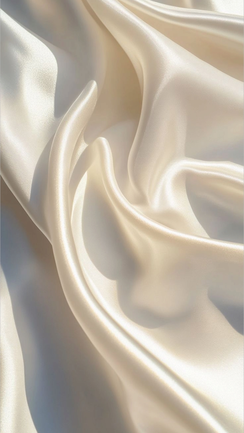 Lụa có độ bóng sang trọng và tạo cảm giác mát lạnh trên da