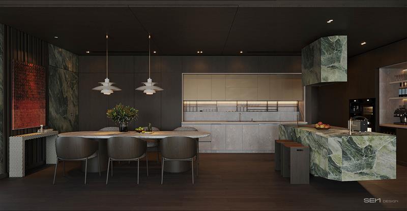 Vách đá Avocado Green Brazil