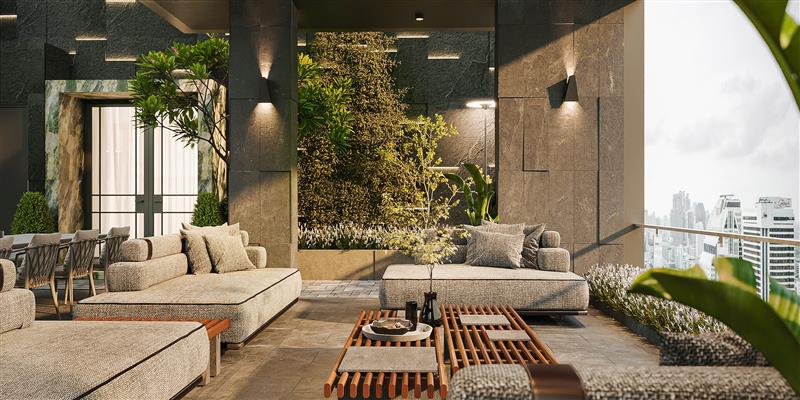 Thiết kế nội thất Sky Villa