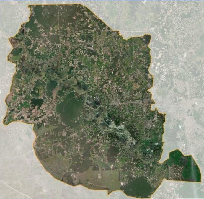 Bản đồ vệ tinh huyện Châu Thành