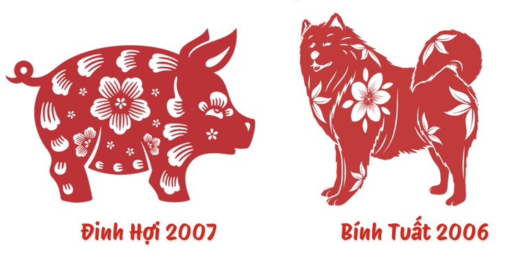 Hai tuổi Đinh Hợi và Bính Tuất có nạp âm Ốc Thượng Thổ