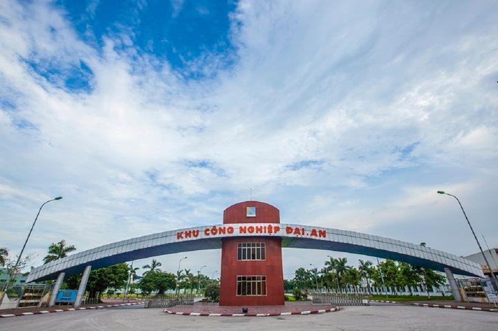 Cổng khu công nghiệp Đại An