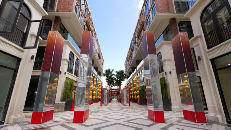 Điểm nhấn của dự án chính là Vườn Gương Song Song