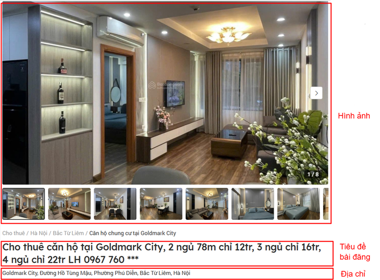 Thông tin tổng quát chung cư tại Goldmark City 136 Hồ Tùng Mậu