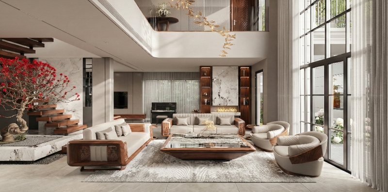 Nội thất hiện đại chiếm lĩnh thị trường nhờ sự thanh thoát