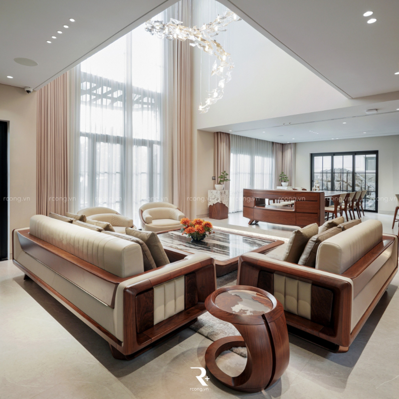 Nội thất Gỗ óc chó và Da bò Ý sự xa xỉ bền vững