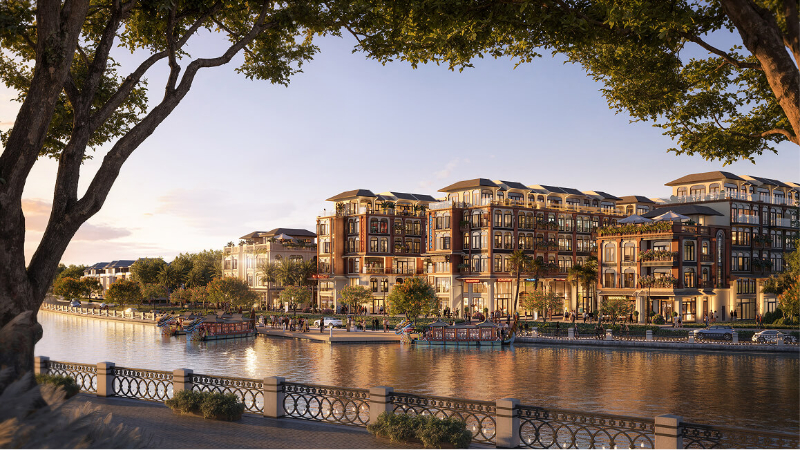 Phố đi bộ ven sông Như Ý lộng gió