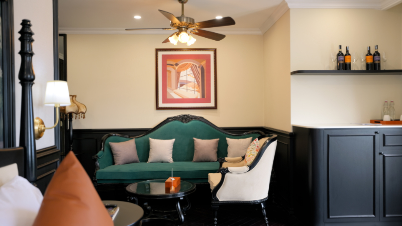 Sự sang trọng của phong cách Đông Dương hiện đại nằm ở cách xử lý chất liệu