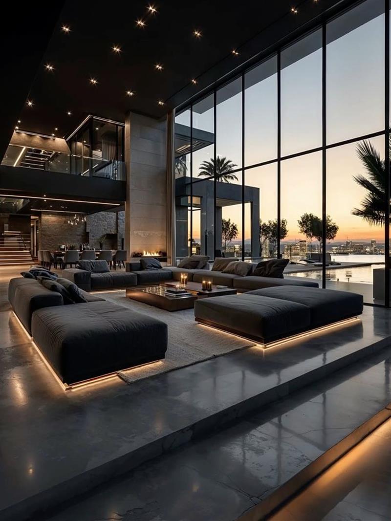 Ánh sáng nhân tạo của Contemporary