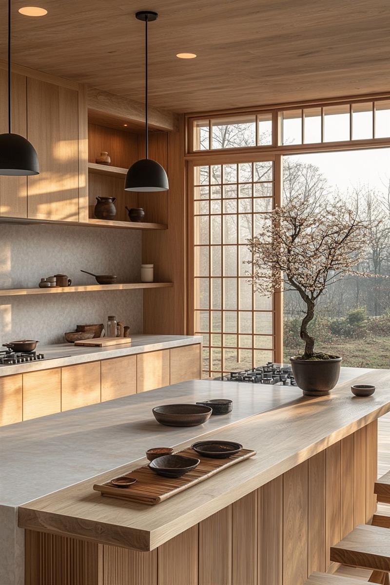 Phong Cách Japandi là sự giao thoa ngôn ngữ kiến trúc giữa "Japanese" (Nhật Bản) và "Scandi" (Bắc Âu)