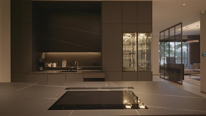 Căn biệt thự sở hữu hệ thống hút mùi kép