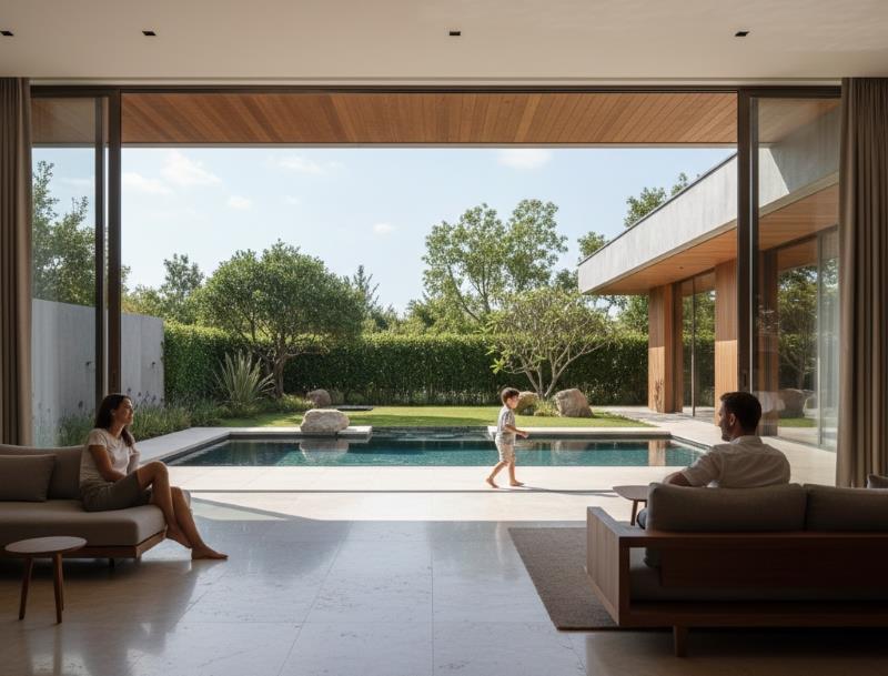 Giải pháp cửa nhôm không ngưỡng sàn