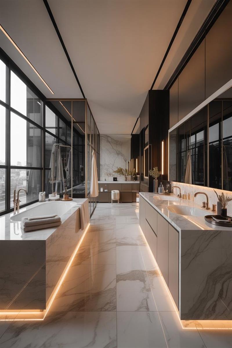 Nghệ Thuật Thiết Kế Phòng Tắm Không Rào Cản Đẳng Cấp